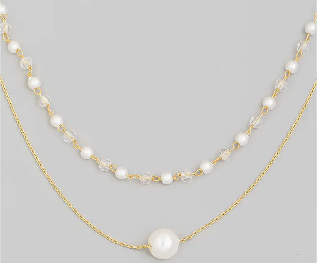 FAME MOTHER OF PEARL NECKLACE