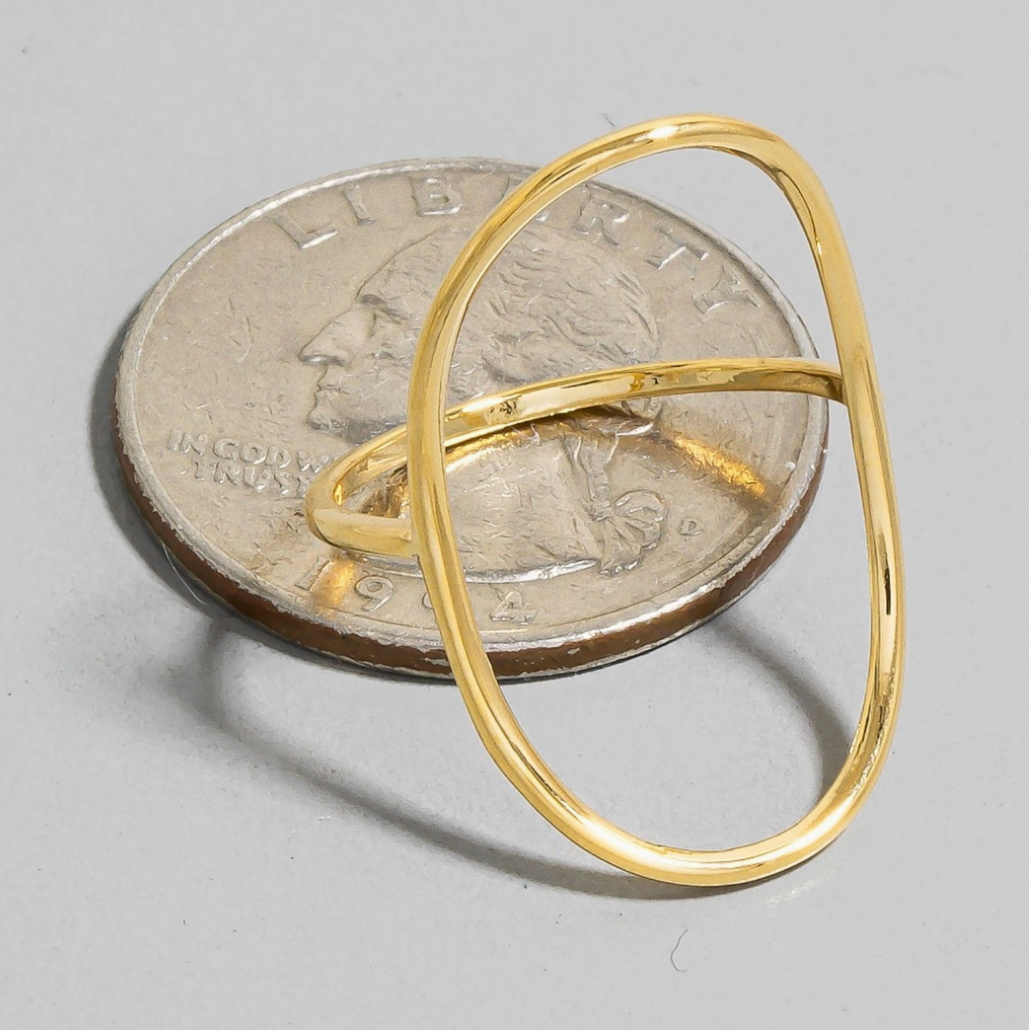 FAME CUT OUT CIRCLE RING
