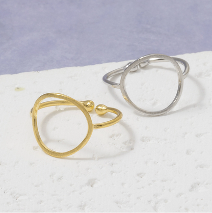 FAME SILVER CUT OUT RING