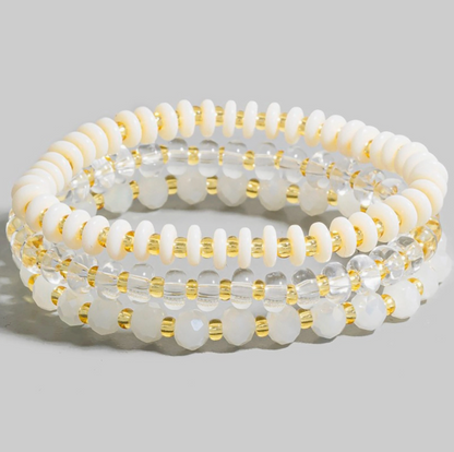 FAME GLASS BEAD BRACELETS