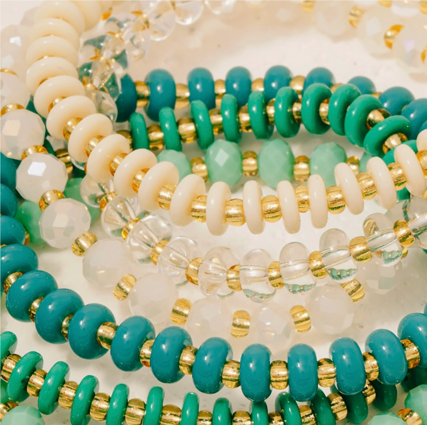 FAME GLASS BEAD BRACELETS
