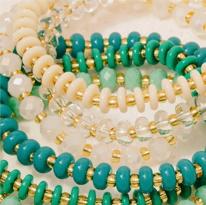 FAME GLASS BEAD BRACELETS
