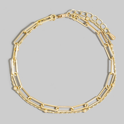FAME DOUBLE LAYERED BRACELET