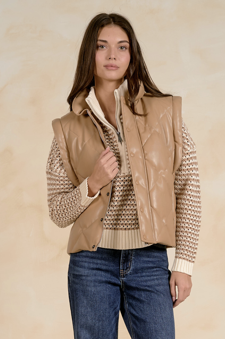 ELAN CARAMEL KISS VEST