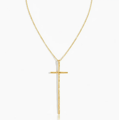 ELLISON + YOUNG ELONGATED CROSS NECKLACE