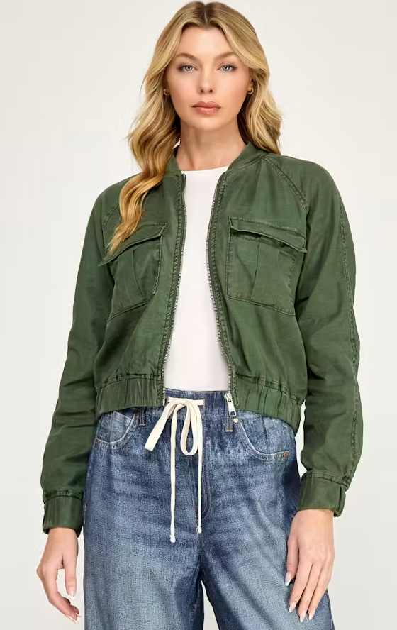 LEVEL 99 ALEX BOMBER JACKET