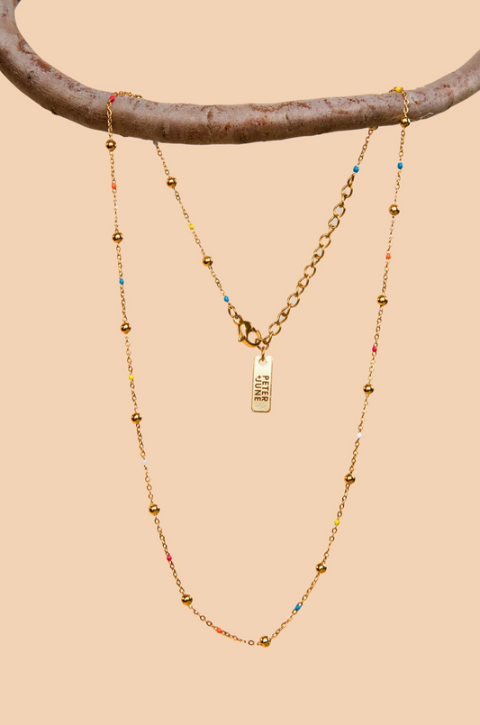 PETER + JUNE DIPPIN' DOTS NECKLACE