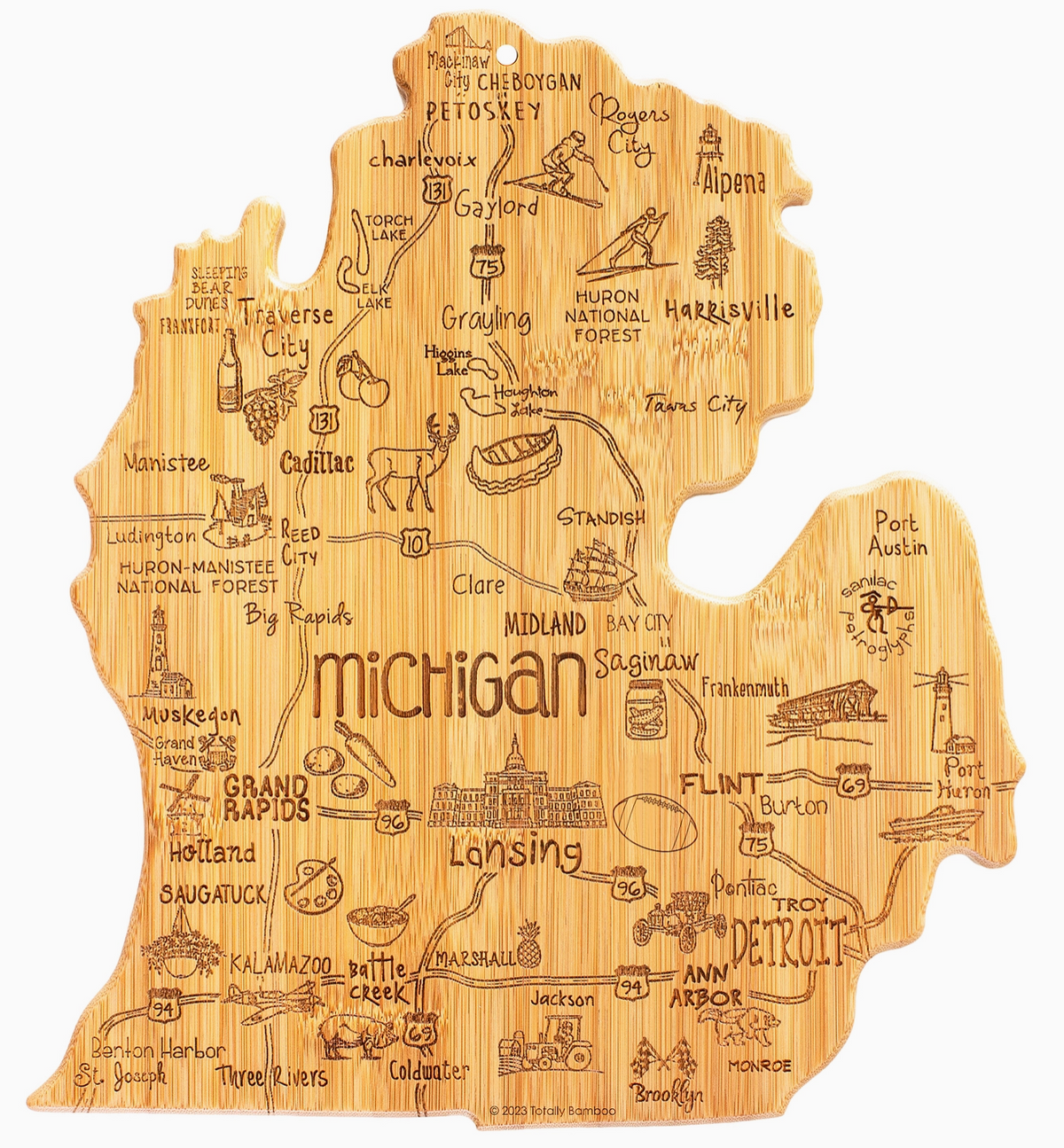 TOTALLY BAMBOO MI CUTTING BOARD