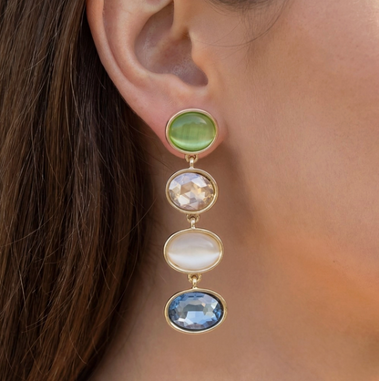 ANARCHY STREET BEJEWELED EARRINGS