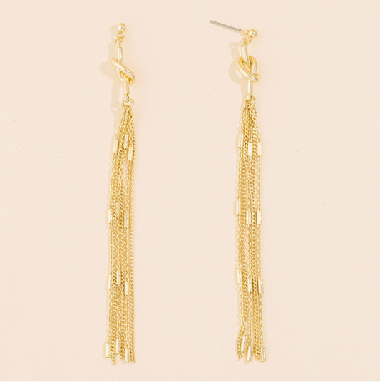 ANARCHY STREET LOVE KNOT EARRINGS