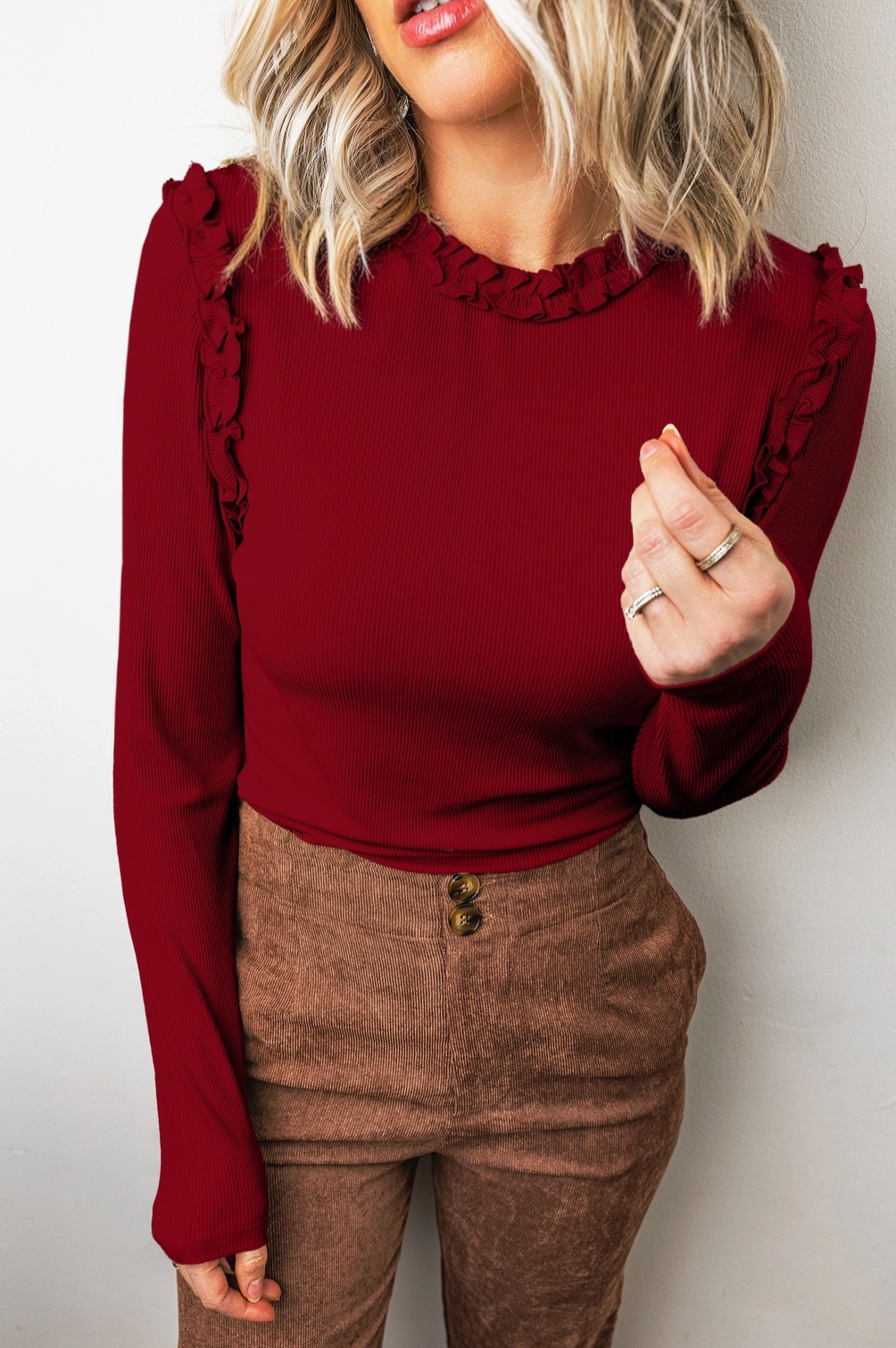LITTLE DAISY CLOSET RUFFLE LONGSLEEVE