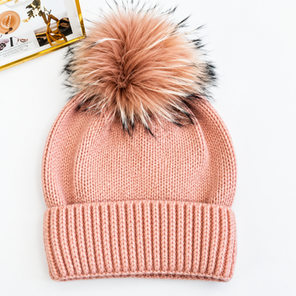 SENSIBLING ROSE POM BEANIE