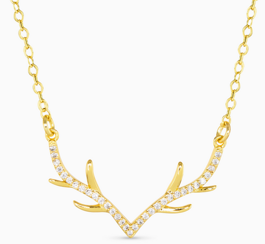AMANDA BLU ANTLER NECKLACE