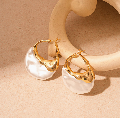 MKS AMERICA PEARLY GIRLY EARRINGS