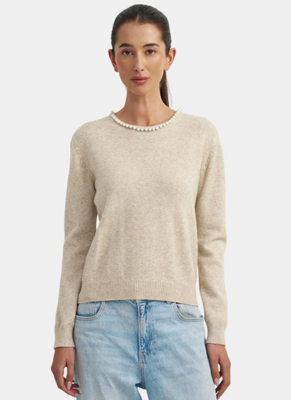 ASTRID PEARL KNIT SWEATER