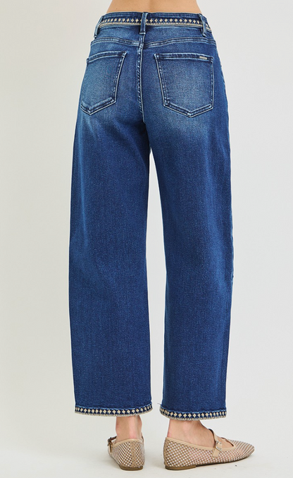 RISEN DENISE SLOUCHY DENIM