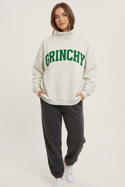 BUCKETLIST GRINCHY MOCK CREWNECK