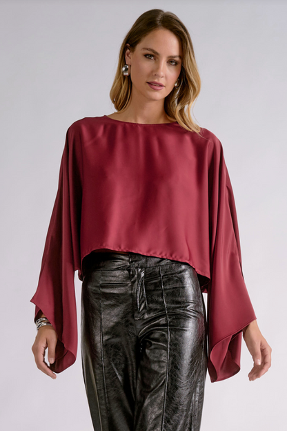 ELAN HOLIDAY HOPPER BLOUSE