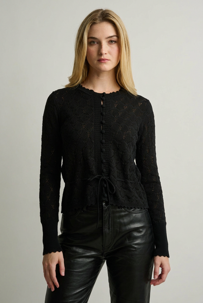 LISA TODD LOVE LACE SWEATER