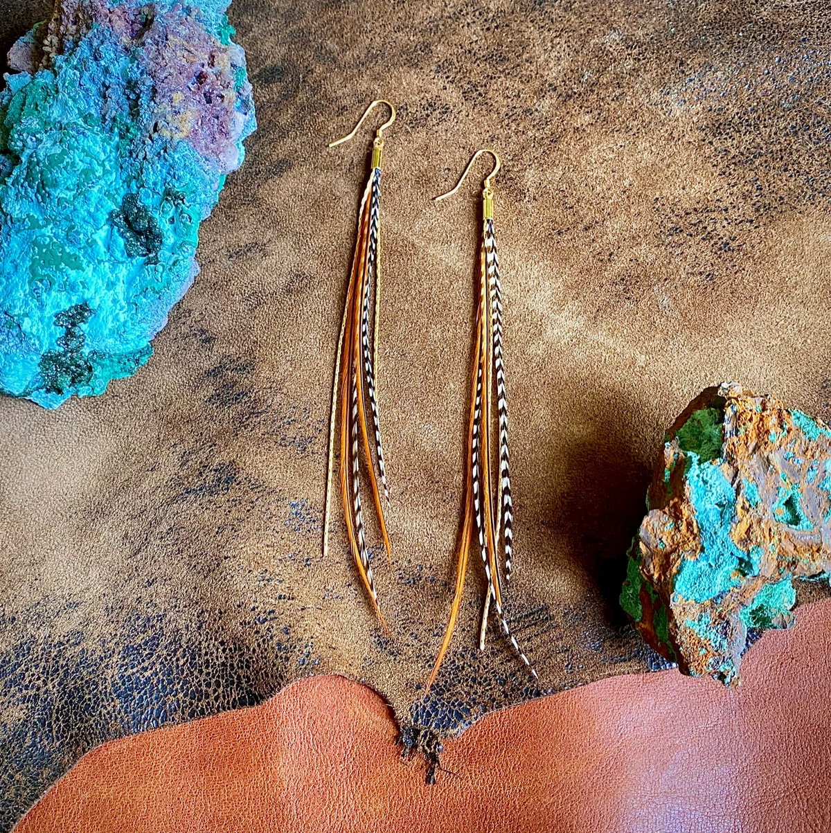 ASTALI FEATHER EARRINGS