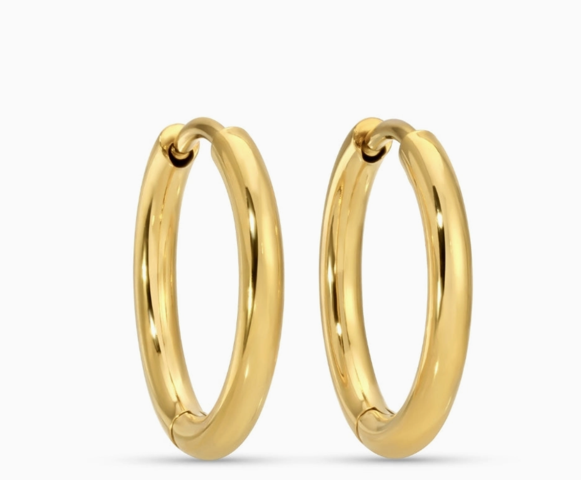 SPLENDID IRIS HUGGIE HOOP EARRINGS