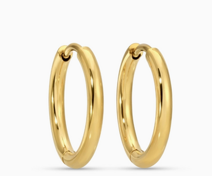 SPLENDID IRIS HUGGIE HOOP EARRINGS