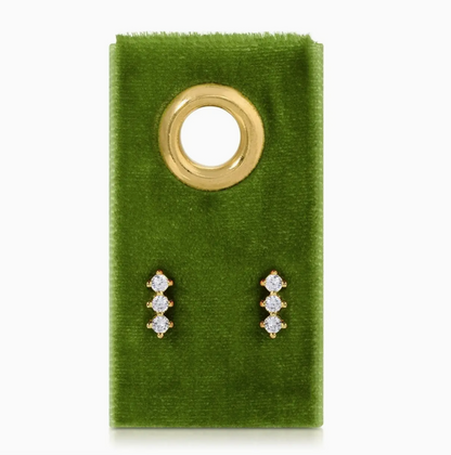 SPLENDID IRIS STAPLE STUD EARRINGS