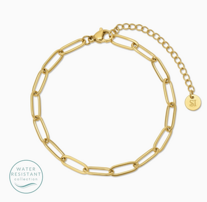SPLENDID IRIS GOLDEN LINK BRACELET