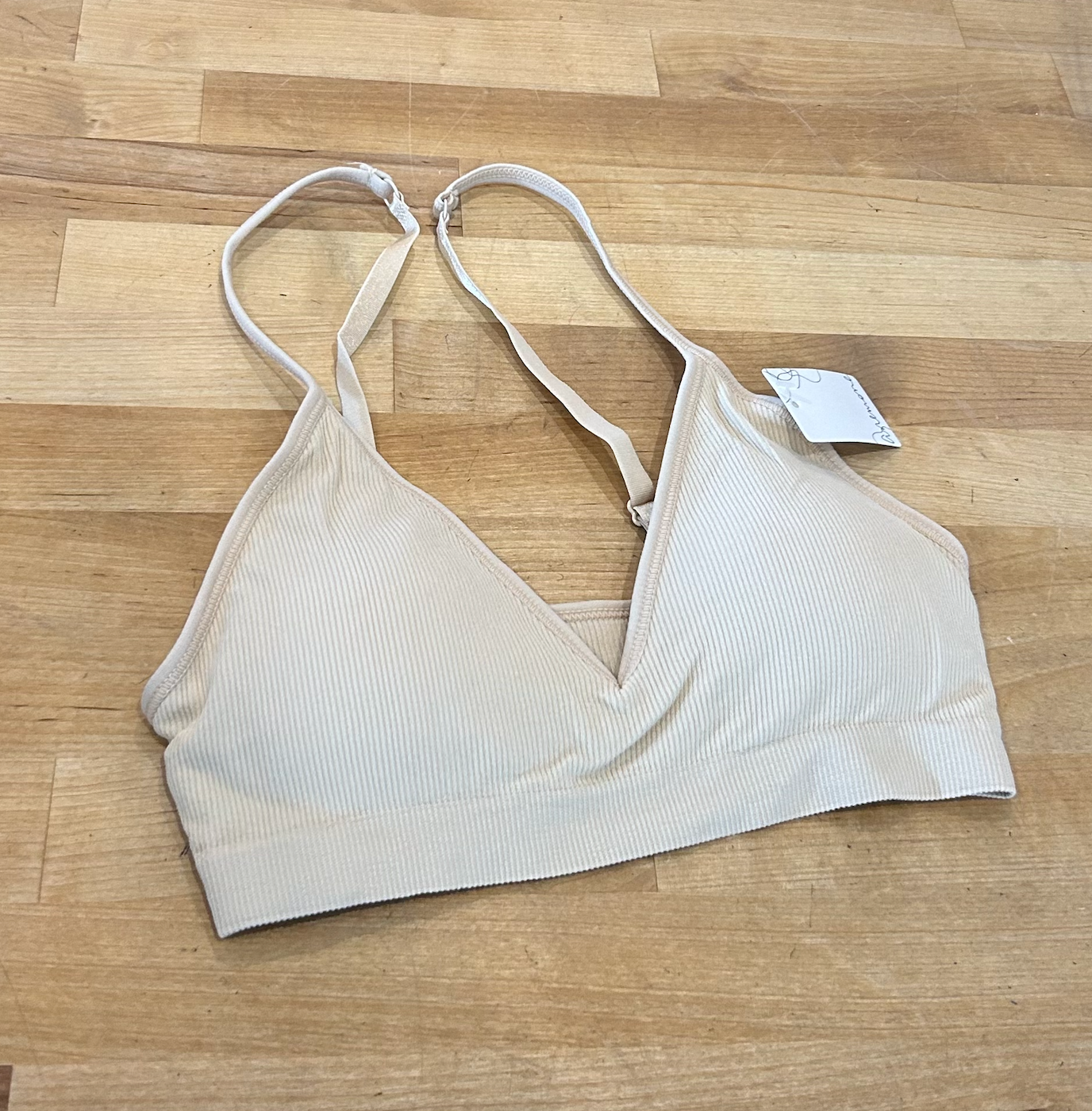 ANEMONE RIBBED BRALETTE