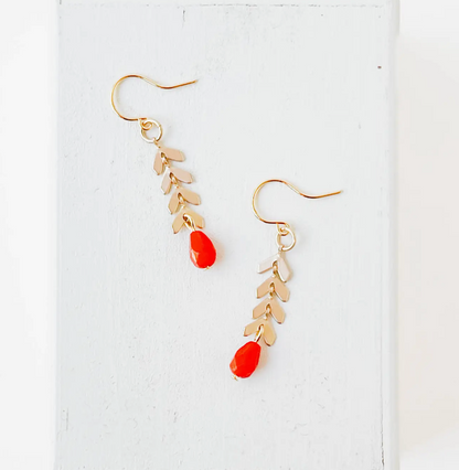 NEST PRETTY THINGS CHEVRON EARRINGS