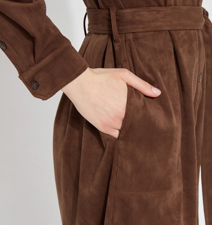 LYSSE SUEDE SCHIFFER DRESS