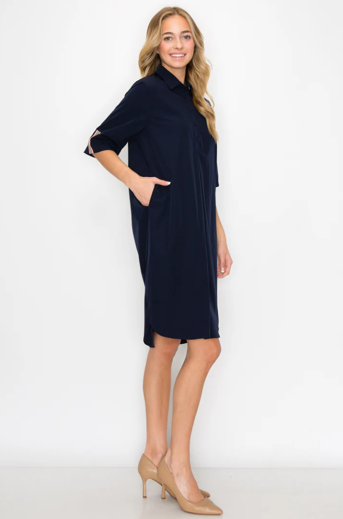 JOH WENDI WOVEN TUNIC DRESS