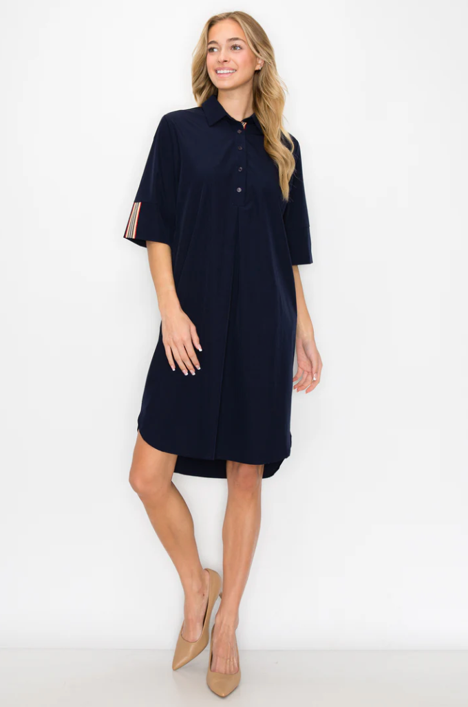 JOH WENDI WOVEN TUNIC DRESS