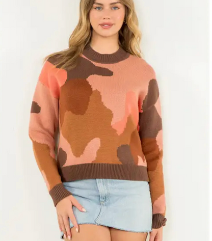 THML CAMO SWEATER