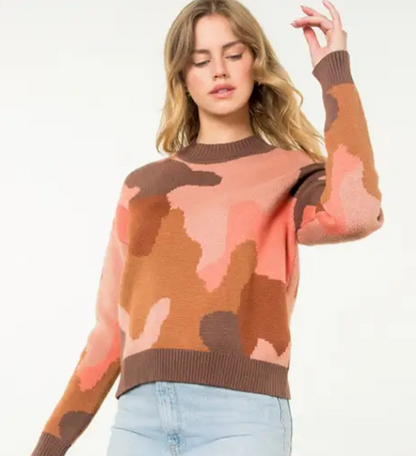 THML CAMO SWEATER