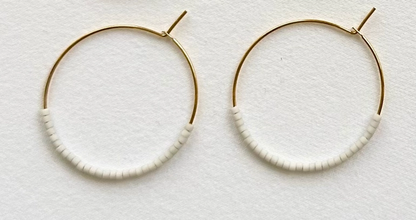 OCEAN BREAKUP MUTED MINI HOOPS