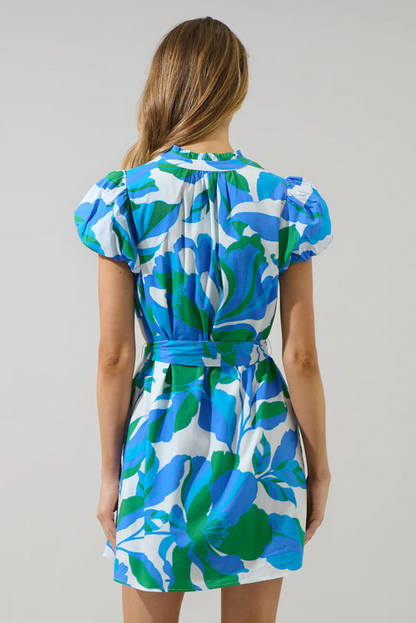 SUGARLIPS PANSIE SHIFT MINI DRESS