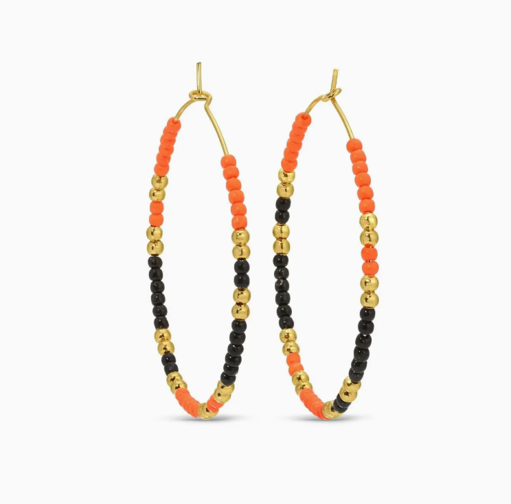 SPLENDID IRIS GAME DAY HOOPS