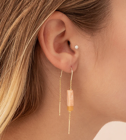 SCOUT STONE THREADER EARRING
