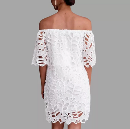 HIDDEN BRAND HOLLOW MINI DRESS