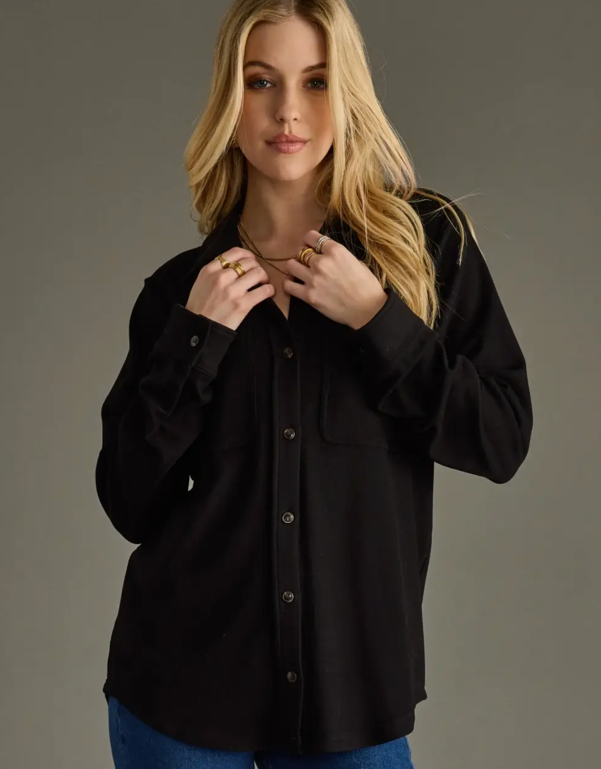 PANACHE SOFTIE BUTTON UP