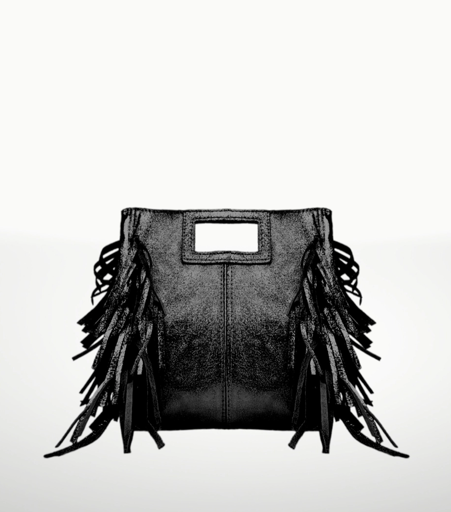ITALIAN'S LEATHER FRINGE BAG