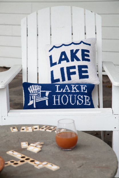 PEKING HANDICRAFT LAKE LIFE HOOK PILLOW