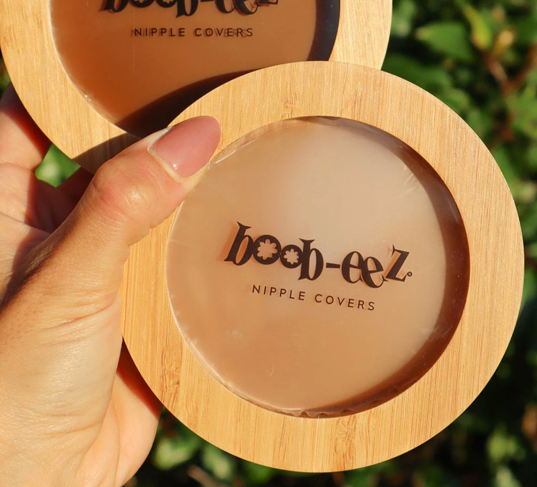 BOOB-EEZ BAMBOO COMPACT + NIPPLE COVERS
