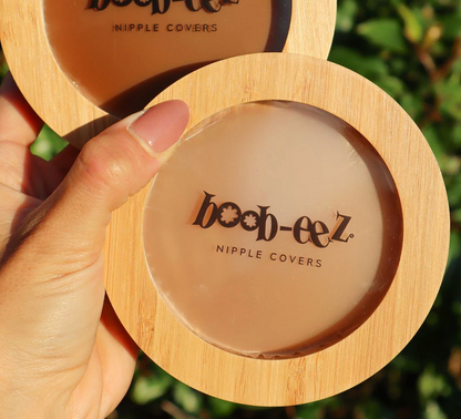 BOOB-EEZ BAMBOO COMPACT + NIPPLE COVERS