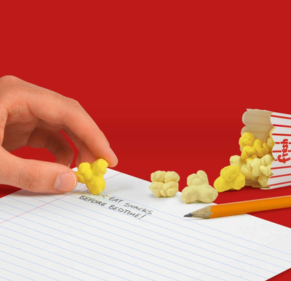 FRED FRESH POPCORN ERASERS