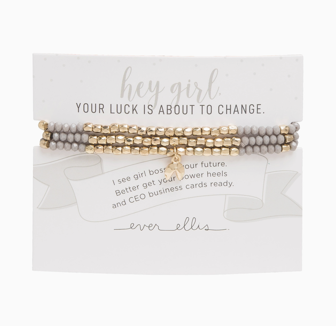 TOTALEE GIFT FORTUNE COOKIE BRACELET SET