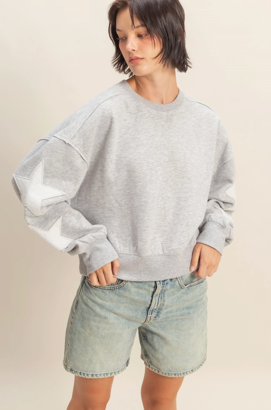 HYFVE STAR PATCH CREWNECK