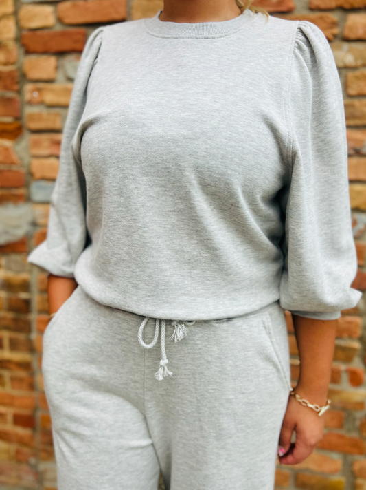 LA BIZ SEPTEMBER HALF SLEEVE SWEATSHIRT