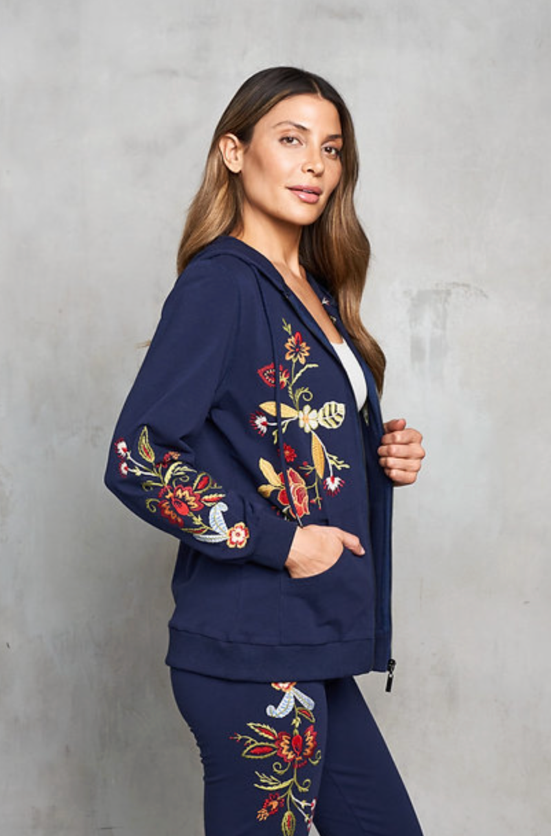 PAPARAZZI FLORA ZIP HOODIE